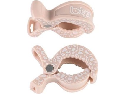 LODGER Swaddle Clip print 2balení Blush-Dot