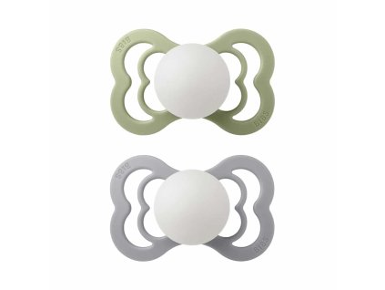 BIBS Supreme cumlik z prirodneho kaucuku silikonu 2ks Sage Nocny Cloud Nocny