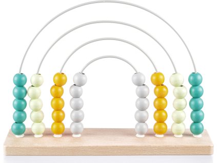 ZOPA Dřevěné počítadlo duha (Varianta Rainbow)