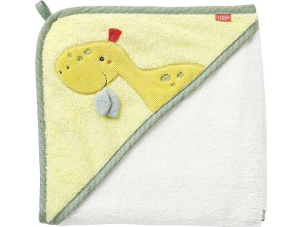 BABY FEHN Ručník s kapucí dinosaurus (Varianta Happy Dino)