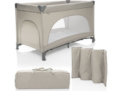 ZOPA Postýlka skládací Lely (Varianta Sand Beige)