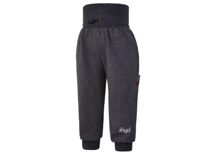 Little Angel tepláky tenké Outlast® - tm.šedý melír (Velikost 86)