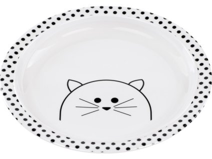 Lässig 4babies Plate with Silicone Little (Varianta Chums cat)