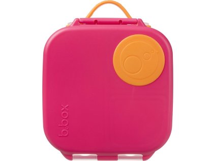 b.box Svačinový box střední - růžový/oranžový