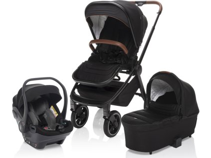 ZOPA Set kočárek Move Cross + korba XL + adaptér + autosedačka (Varianta Night Black/Black)