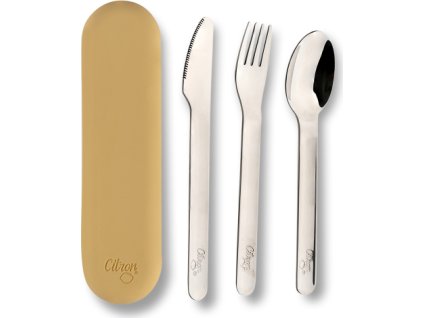 citron set priboru se silikonovym pouzdrem yellow