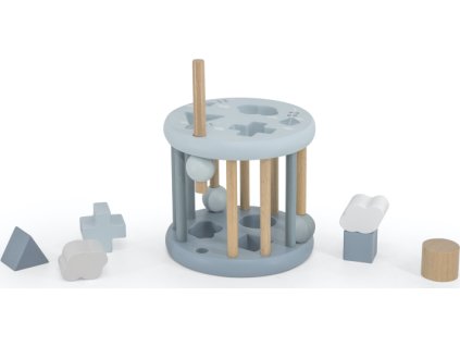 label label ovalna vkladacka tvaru modra