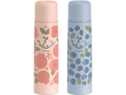 SUAVINEX | TERMOSKA na tekutiny GO NATURAL - modrá borůvka (Varianta SUAVINEX | TERMOSKA na tekutiny GO NATURAL - modrá borůvka)