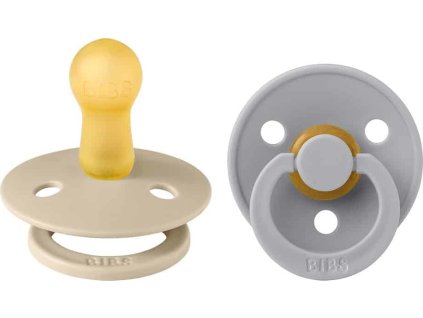 BIBS Colour cumliky z prirodneho kaucuku 2ks Vanilla Cloud 120414 5713795241149