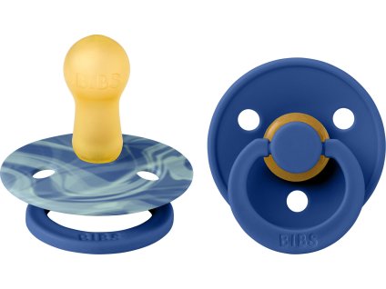 BIBS Colour cumliky z prirodneho kaucuku 2ks OceanTieDye Cornflower 125297 5713795248841