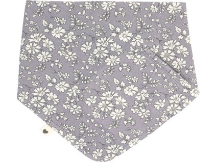 BIBS x Liberty slintacik z BIO bavlny Capel FossilGrey 940410303 5713795243280