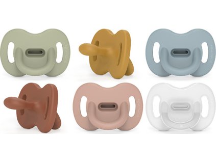 SUAVINEX | ŠIDÍTKO fyziologické SILIKON 6-18m SX PRO - COLOUR ESSENCE - okrové (Varianta SUAVINEX | ŠIDÍTKO fyziologické SILIKON 6-18m SX PRO - COLOUR ESSENCE - cihlové)