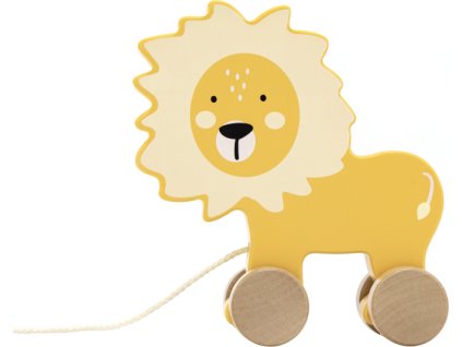 tryco dreveny tahaci lvicek na snure