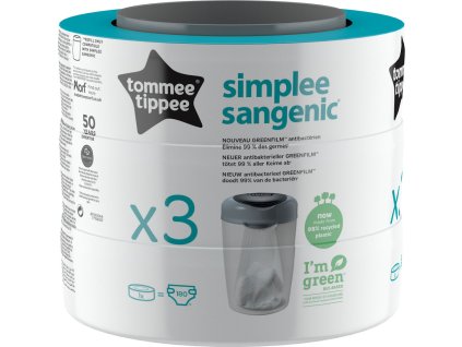 TOMMEE TIPPEE Sangenic Simplee náhradní kazety, 3ks