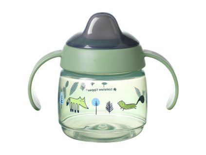 TOMMEE TIPPEE Superstar netekoucí hrnek, 190ml 4m+ (Varianta Žlutá)