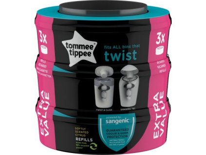 TOMMEE TIPPEE Sangenic Náhradní kazeta Twist univerzální, 3 ks