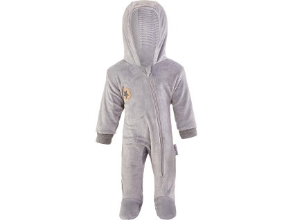 Little Angel overal NICKI Outlast® - šedá-ovečky (Velikost 56)