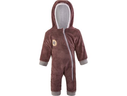 Little Angel overal MAZLÍK BAMBUS lem Outlast® - hnědá (Velikost 62)