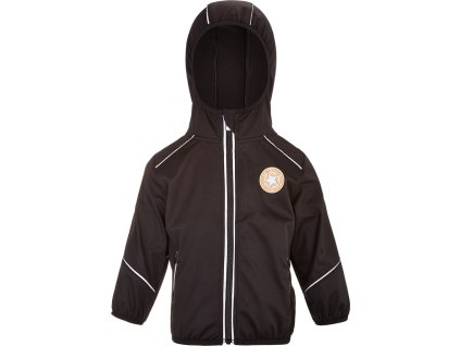 Little Angel bunda softshell STRETCH - černá (Velikost 86)