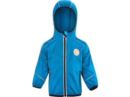 Little Angel bunda softshell STRETCH - petrolej (Velikost 86)