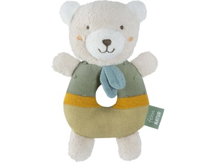 BABY FEHN Měkký kroužek medvěd (Varianta FehnNatur 3.0)