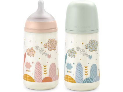 SUAVINEX | Kojenecká láhev 270 ml M Dreams - modrá (Varianta SUAVINEX | Kojenecká láhev 270 ml M Dreams - modrá)