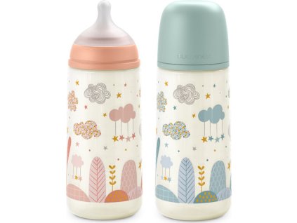 SUAVINEX | Kojenecká láhev 360 ml L Dreams - růžová (Varianta SUAVINEX | Kojenecká láhev 360 ml L Dreams - růžová)