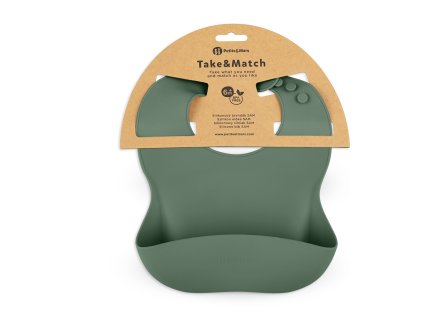 PETITEMARS PETITE&MARS Bryndák silikonový Take&Match Misty Green 6m+