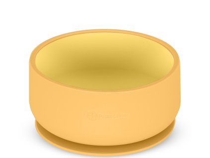 PETITEMARS PETITE&MARS Miska dvoubarevná silikonová Take&Match Intense Ochre 6m+