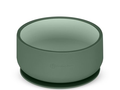 PETITEMARS PETITE&MARS Miska dvoubarevná silikonová Take&Match Misty Green 6m+