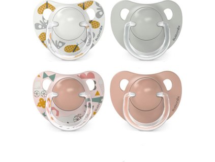 SUAVINEX | Dudlík anatomický silikon 6/18 m 2 ks Walk - růžový (Varianta SUAVINEX | Dudlík anatomický silikon 6/18 m 2 ks Walk - růžový)