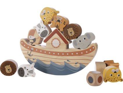 ZOPA Dřevěná balanční hra archa (Varianta Wood)