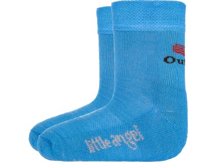 Little Angel ponožky froté Outlast® - modrá (Velikost 20-24 | 14-16 cm)