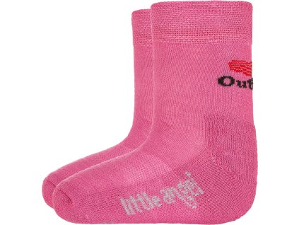 Little Angel ponožky froté Outlast® - růžová (Velikost 20-24 | 14-16 cm)