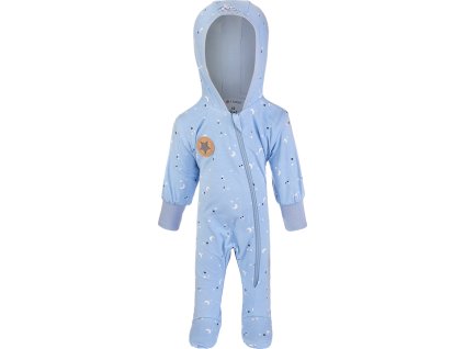 Little Angel overal podšitý BIO DR Outlast® - sv.modrá hvězdičky/sv.modrá (Velikost 56)