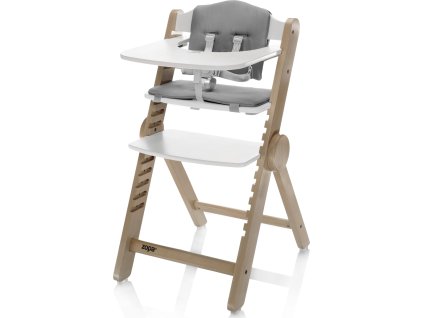 ZOPA Dřevěná jídelní židlička Clipp & Clapp (Varianta Nature)