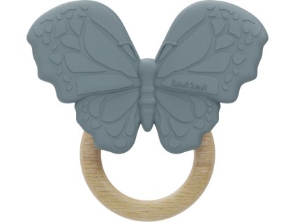 label label kousatko silikon butterfly blue