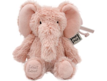 label label plysak slon elly s pink