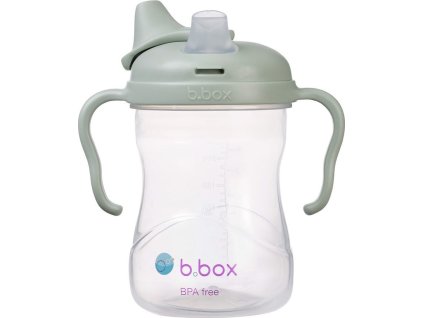 Hrneček s pítkem 4m+ - světle zelený 240 ml