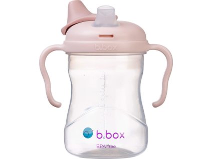 Hrneček s pítkem 4m+ - světle růžový 240 ml