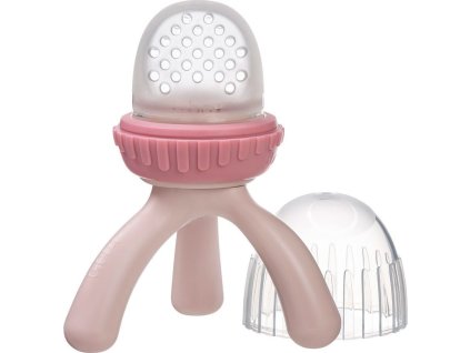 Krmící dudlík a kousátko - světle růžové