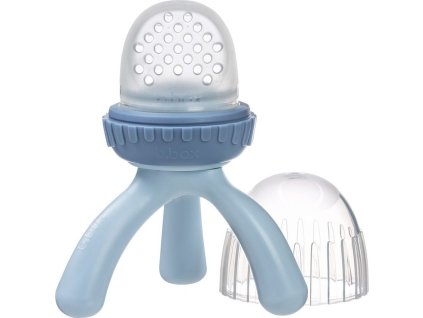 Krmící dudlík a kousátko - světle modré