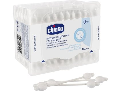 CHICCO CHICCO Tyčinky vatové anatomické 90 ks