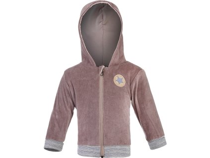 Little Angel mikina NICKI kapuce Outlast® - sv.hnědá (Velikost 74)