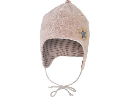 Little Angel Čepice MAZLÍK BAMBUS Outlast® - latte (Velikost 1 | 36-38 cm)