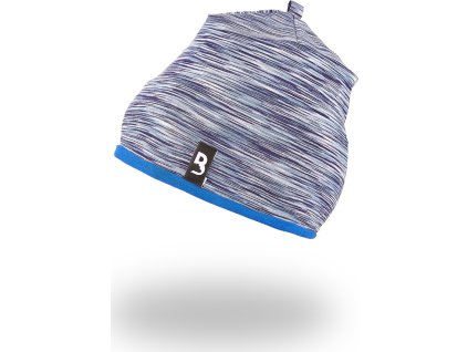 Little Angel Čepice podšitá Outlast® - modrá melír/modrá royal (Velikost 5 | 49-53 cm)