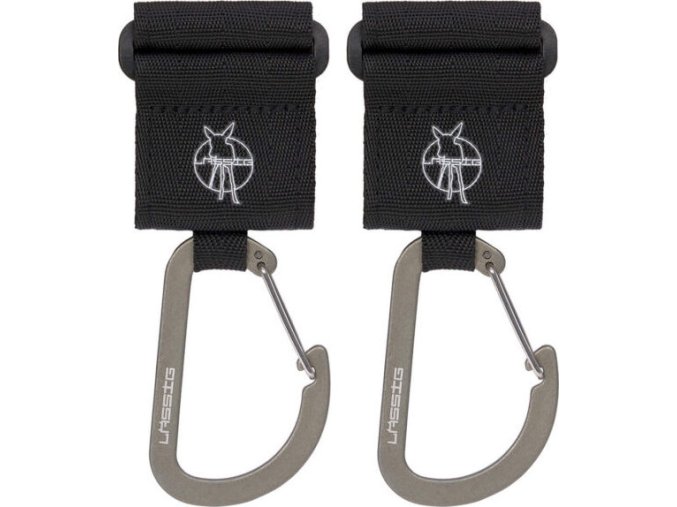 Lässig FAMILY Casual Stroller Hooks with Carabiner black