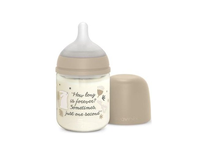 SUAVINEX | Láhev sklo WONDERLAND 120 ml fyziologická SX PRO +0 SF - KRÉMOVÁ (Varianta SUAVINEX | Láhev sklo WONDERLAND 120 ml fyziologická SX PRO +0 SF - KRÉMOVÁ)