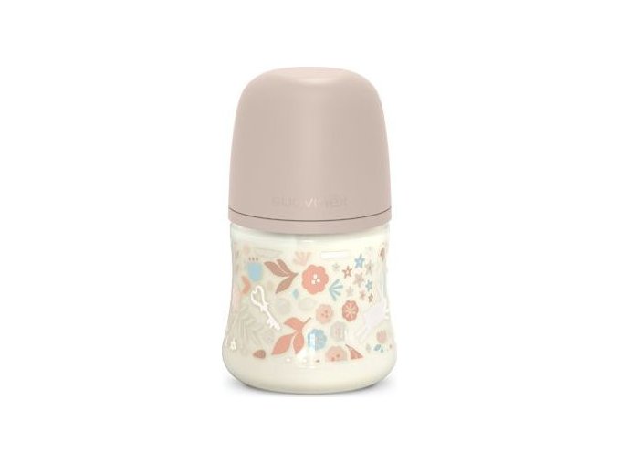 SUAVINEX | Kojenecká láhev WONDERLAND 150ml FYZIOL PRŮTOK S - LIBERTY RŮŽOVÁ (Varianta SUAVINEX | Kojenecká láhev WONDERLAND 150ml FYZIOL PRŮTOK S - LIBERTY RŮŽOVÁ)