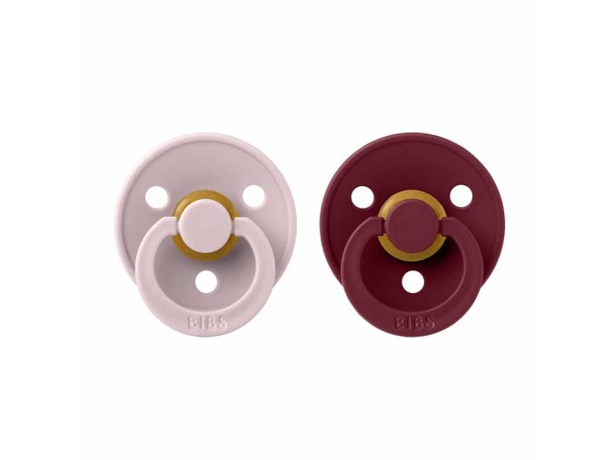 BIBS Colour cumliky z prirodneho kaucuku 2ks Pink Plum Elderberry